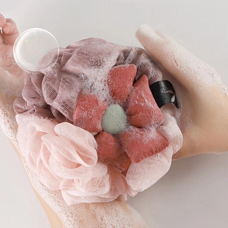 Color Block Foaming Bath Sponge - Image 8
