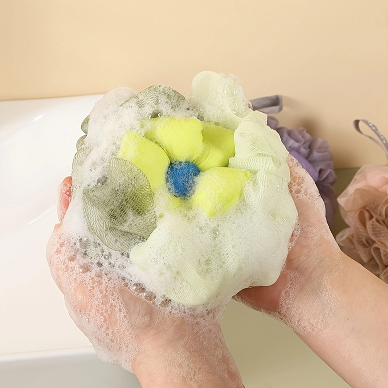 Color Block Foaming Bath Sponge - Image 12