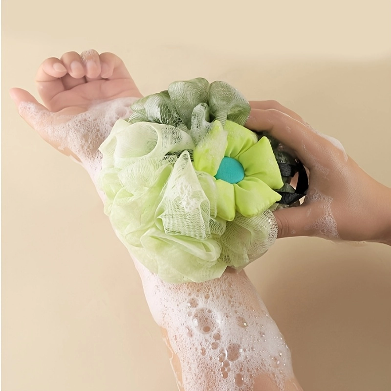 Color Block Foaming Bath Sponge - Image 13