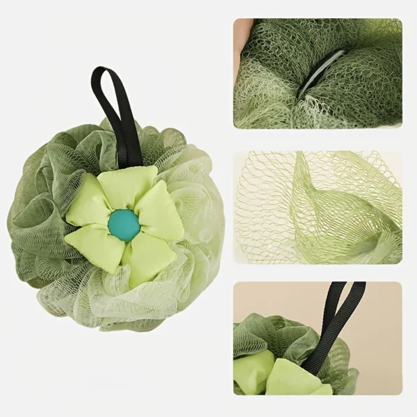 Color Block Foaming Bath Sponge