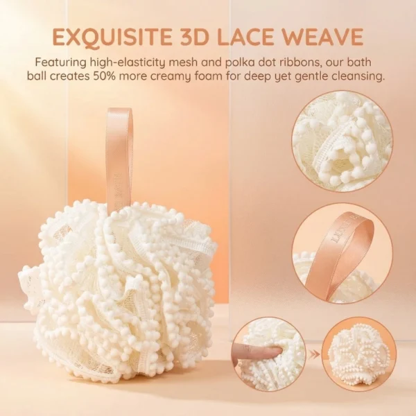 Soft Mesh Foaming Bath Sponge