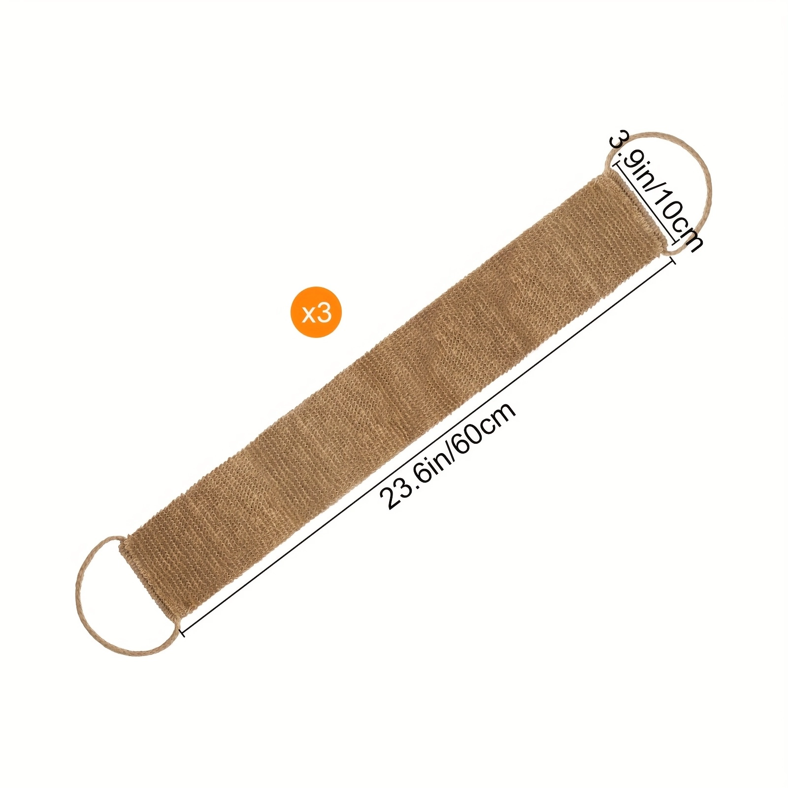 Ramie Exfoliating Back Scrubber Set - Image 7