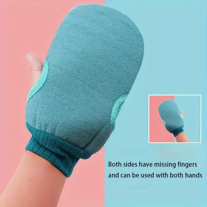 Gentle Exfoliating Bath Gloves Set - Image 4