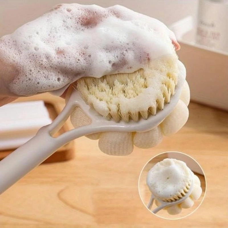 2-in-1 Long Handle Bath Br - Image 4
