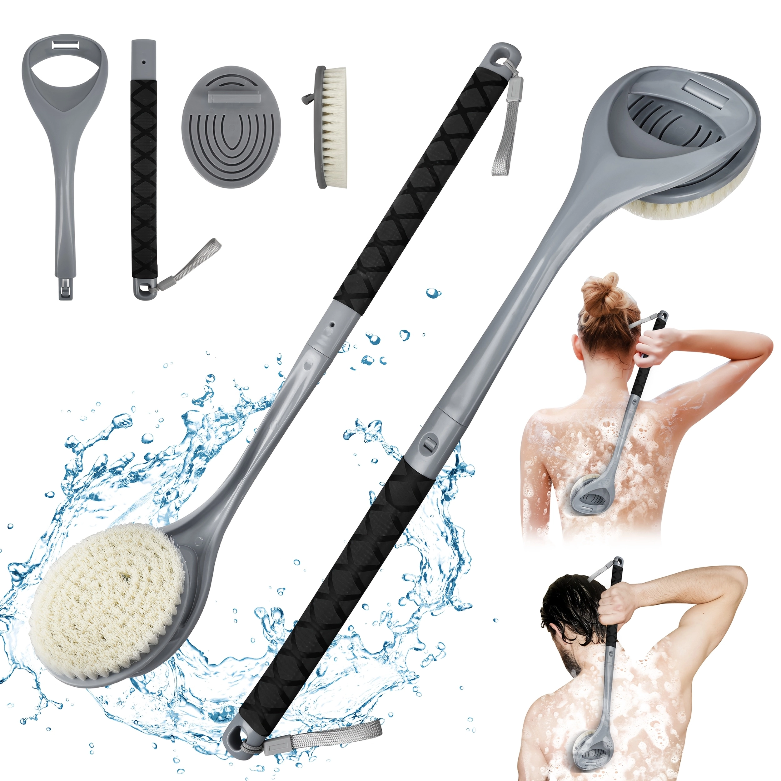 Long Handle Deep Cleaning Back Brush - Image 4
