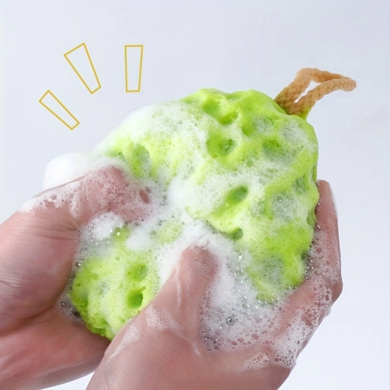 Flower Shaped Exfoliating Bath Sponge Set - Image 6