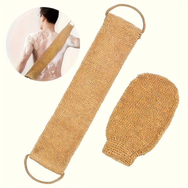 Reusable Exfoliating Bath Gloves Set