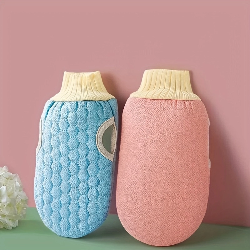 2-Pack Exfoliating Bath Scrub Gloves - Image 2